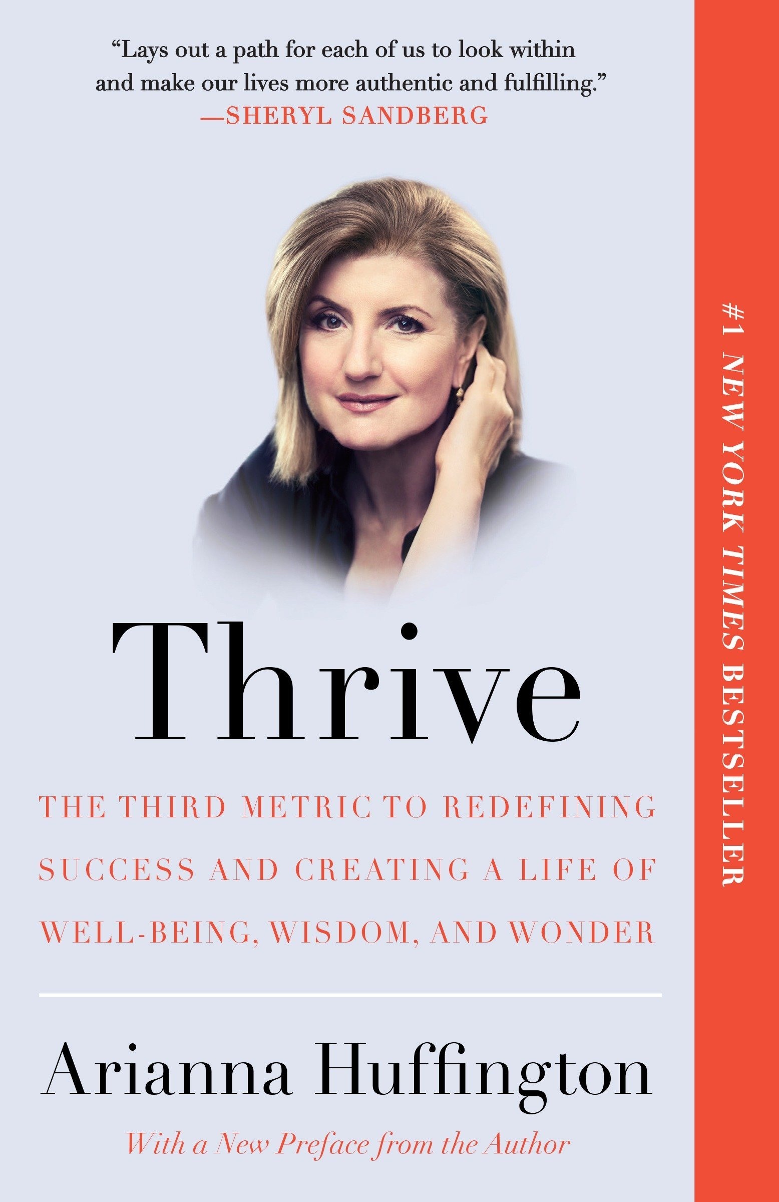 Thrive book cover by Arriana Huffington